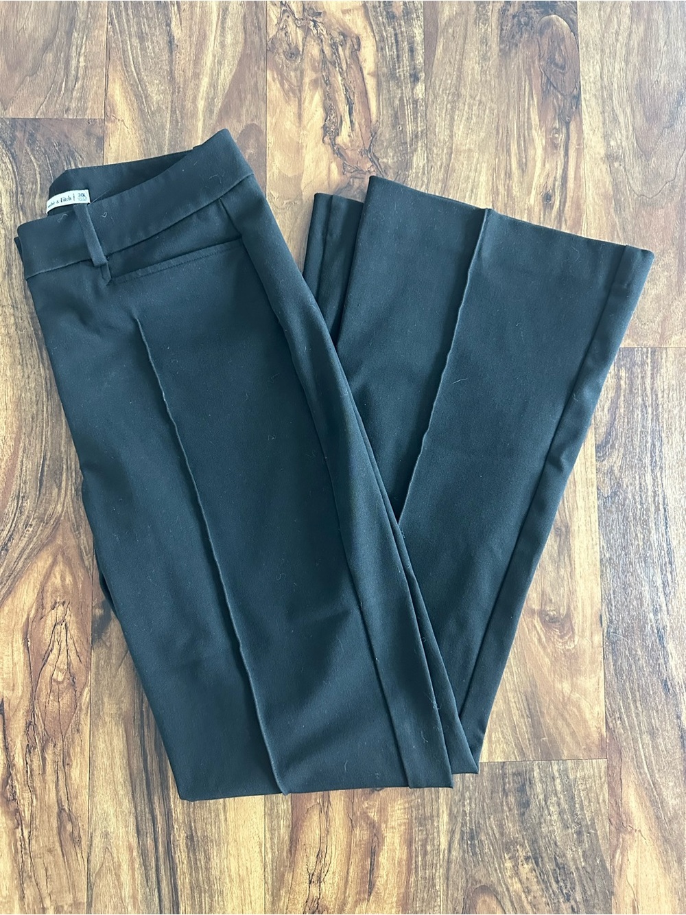 Women’s Black Dress Pants - High Rise Slim Boot Cut
